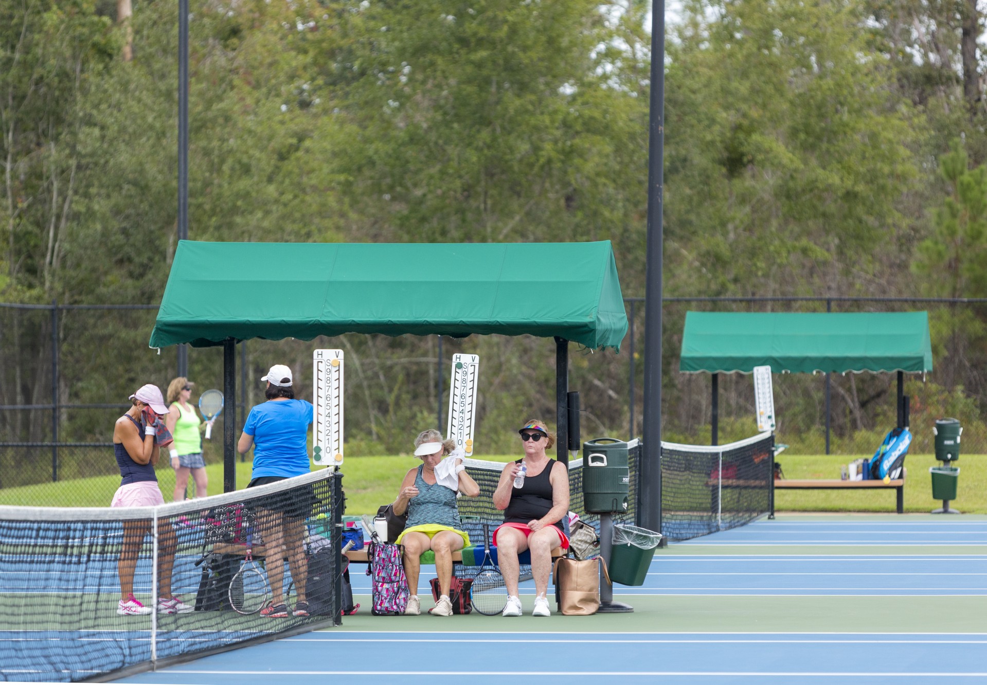 Our tennis center is home to 14 lighted hard surface tennis courts as well as pickle ball courts and serves as host to several tennis tournament each year.